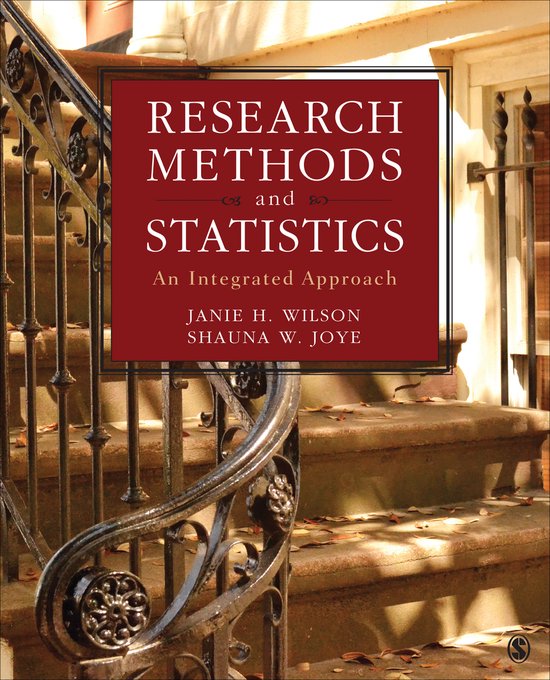 Research Methods and Statistics: An Integrated Approach - cover