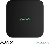 Ajax NVR8 Zwart 8 kanaals 4K Ultra HD 100Mbps, Netwerk Video Recorder met ingebouwde voeding
