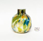 Design Vaas Turin - Fidrio COLORI - glas, mondgeblazen bloemenvaas - hoogte 20 cm
