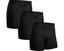DANISH ENDURANCE Sportonderbroeken Heren - Quick Dry - Sport Boxershorts - 3 pack - Zwart - Maat L