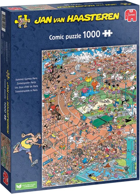 Jan van Haasteren - Zomerspelen Parijs - 1000 stukjes puzzel - Legpuzzel