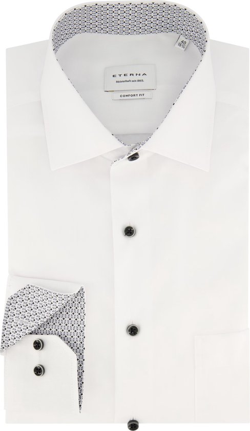 Eterna overhemd mouwlengte 7 wit