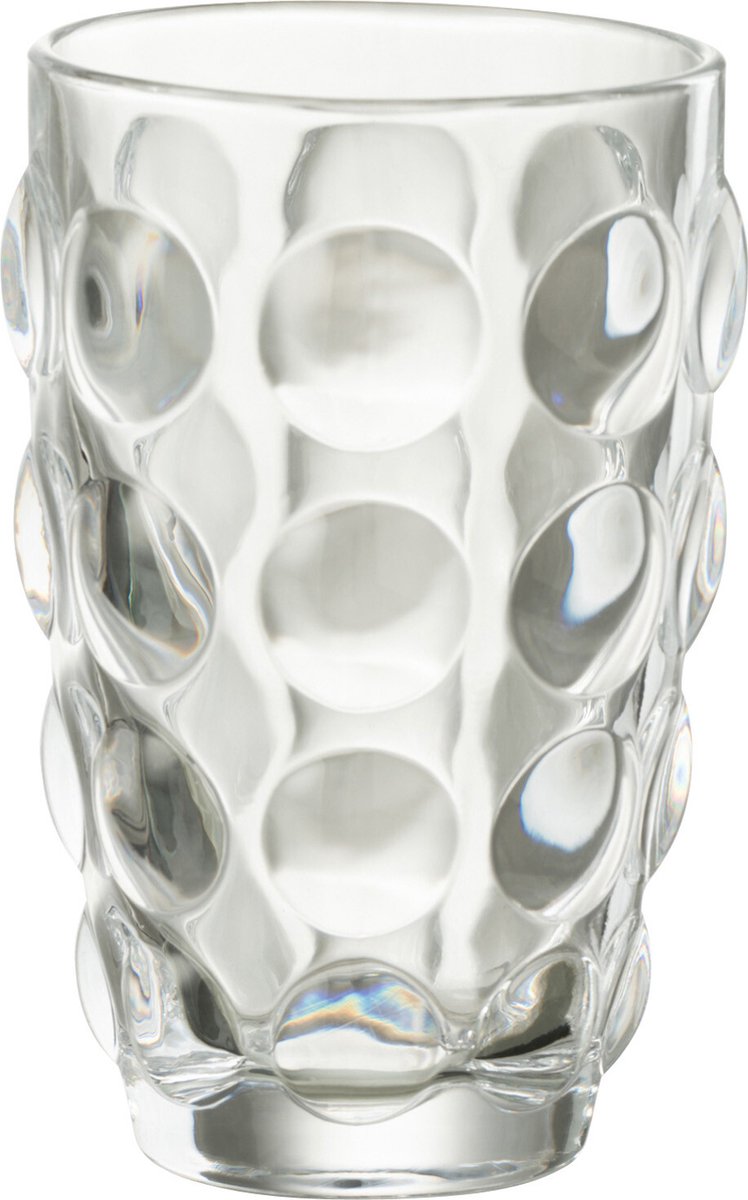 J-Line glas Bubbel Longdrink - glas - 6 stuks