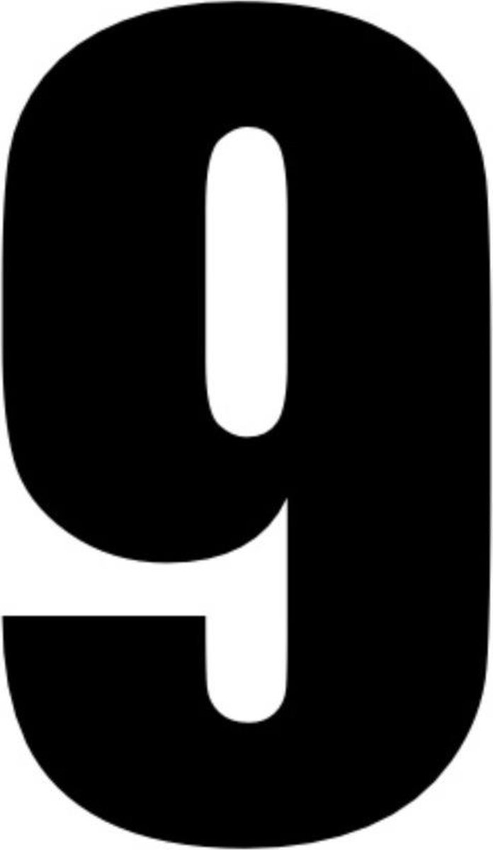 Jumada's - huisnummer - sticker - 9