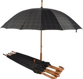 Windbestendige Paraplu Set Van 6 | Fiber Materiaal Met 16 Banen | Lengte 89 Cm, Diameter 102cm | Ideaal Voor Volwassenen