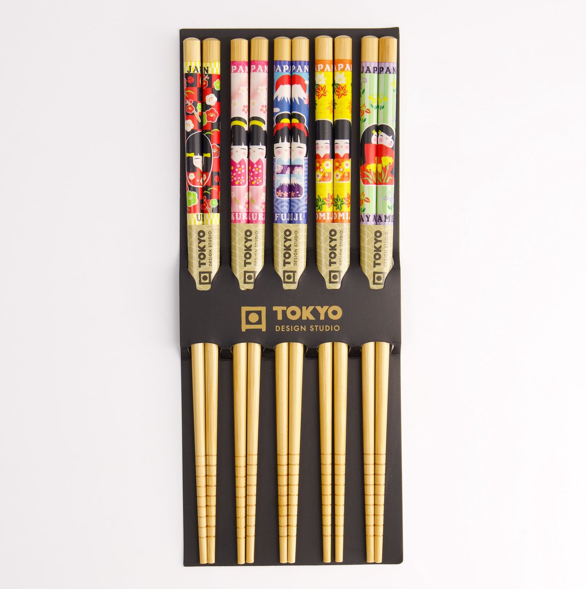 Tokyo Design Studio Chopsticks Set Eetstokjes 5 paar Maiko