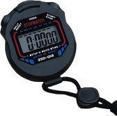 Somstyle Digitale Stopwatch - Sport Timer met Alarm Functie & Kompas - Waterdicht - Zwart