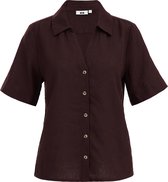 WE Fashion Dames blouse van linnenmix