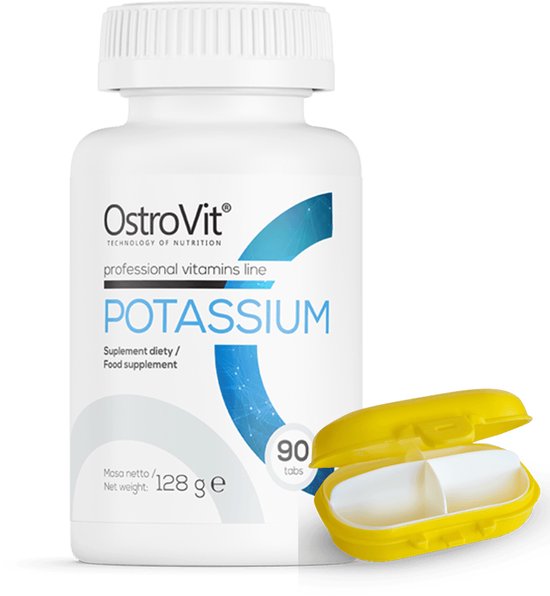Mineralen - Kalium Potassium 350mg - 90 Tablets OstroVit - OstroVit