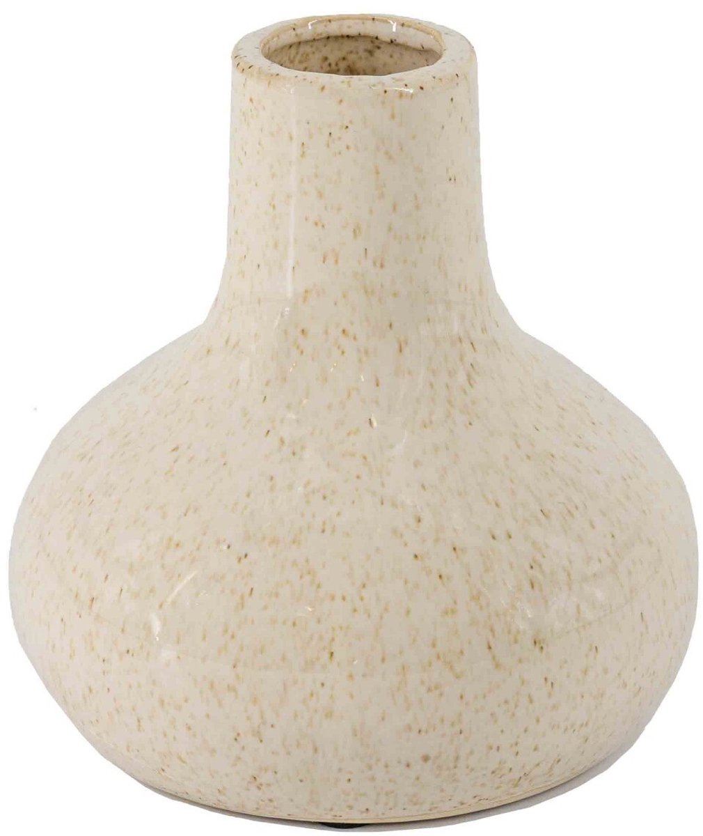 homebound by ky Aardewerk vaasje beige | bloemenvaasje Off-white