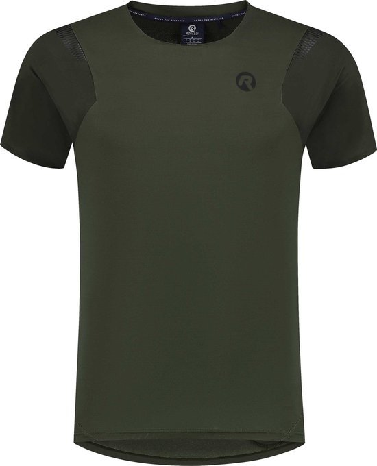 Rogelli ADVNTR Distance MTB Shirt Heren - Korte Mouwen - Groen / Zwart - XXL