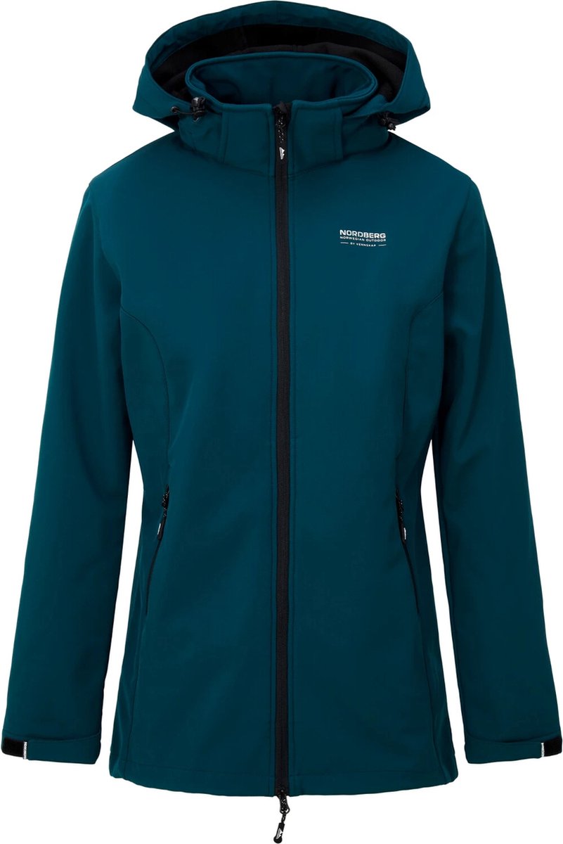 Nordberg Iris Softshell Outdoor Zomerjas Dames Lagoon Blauw
