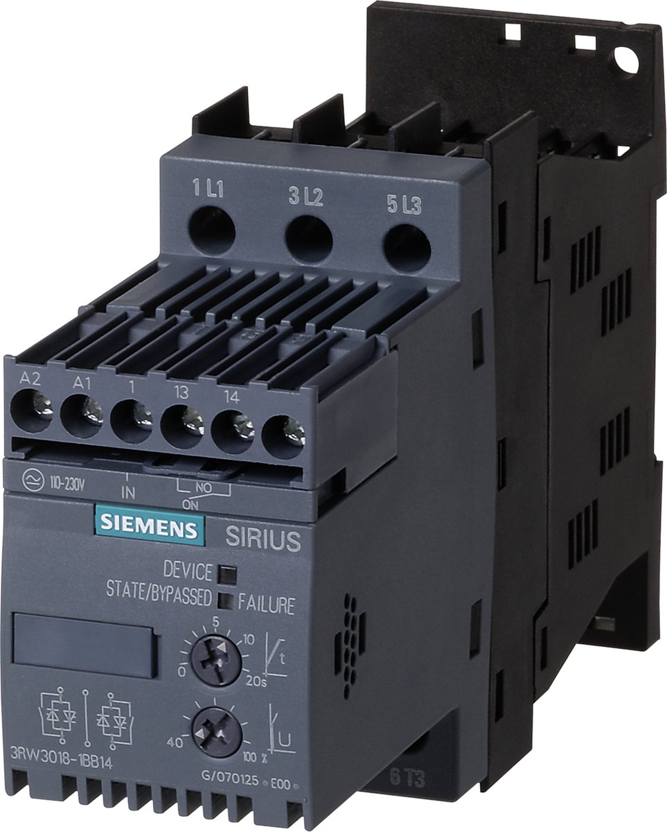 Siemens - SIEM 3RW3013-1BB04 SOFTSTARTER 1,5 KW