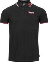 Lonsdale Slimfit Polo The Lion Zwart - Maat: S