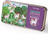Crocodile Creek puzzel in blik Unicorn Dreams - 50 stukjes