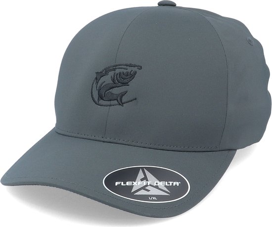 Hatstore- Oval Fishing Logo Delta Fit Char Flexfit - Skillfish Cap