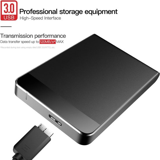 Sonnics 500GB USB 3.0 Externe Draagbaar Harde Schijf voor Vensters PC