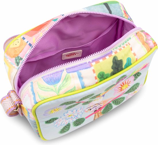 Sunny Shoulder Bag 42 Tesni Cards Orchid Bouquet Lilac: OS
