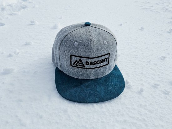 Descente | Casquette Snapback - Gris/ Petrol Pétrole - Casquette - Ajustable