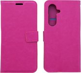 Bookcase Geschikt voor: Samsung Galaxy S21 5G - Roze - portemonnee hoesje