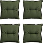 Coussin d'assise Madison - Universel - Panama Geen - 50x50 - Vert - 4 Pièces