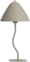 Light & Living Tafellamp Elimo - Grijs - Ø25cm - Modern