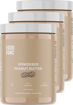 Foodfunc | Powdered Peanut Butter | Original | 500g | 3 Stuks | 3 x 500 gram | No Junk Just Func