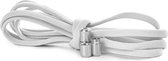 Ecorare® - Lacets élastiques - Lacets - Wit - Rond - Plus besoin de nouer