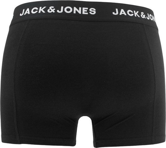 Zwarte boxer met witte 'JACK & JONES' logo band.