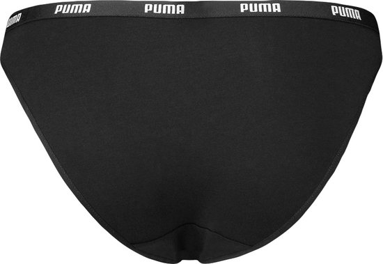 PUMA Iconic Bikini 2P Dames Slips - Zwart - Maat XL