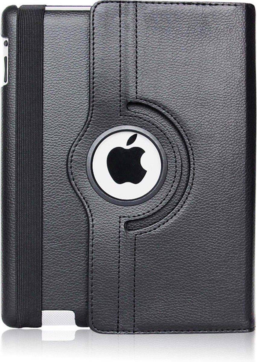 Hoes geschikt voor iPad 2 / iPad 3 / iPad 4 - 360° draaibare Bookcase - Zwart