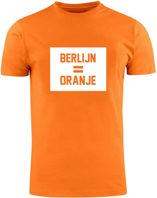 Berlijn is Oranje T-shirt | Nederlands Elftal | EK Duitsland 2024 | Voetbal | Unisex | Shirt | Holland | Dames en Heren