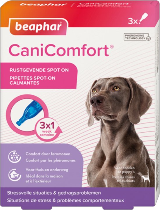 Beaphar CaniComfort® Rustgevende Spot-On 3 pipetten