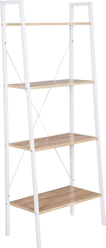 Rootz Moderne multifunctionele plank - Opbergrek - Boekenkast - Elegant ontwerp - Duurzame materialen - Eenvoudige montage - 60 cm x 35 cm x 148 cm