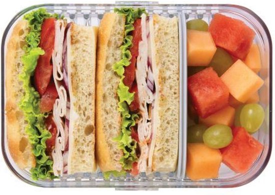 Pack It - Box voor Lunch - Tritan - Grijs van Pack It — afbeelding 4