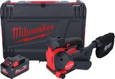 Milwaukee M18 FBTS75-551X accu bandschuurmachine 18 V 75 x 457 mm borstelloos + 1x accu 5.5 Ah + HD box - zonder lader