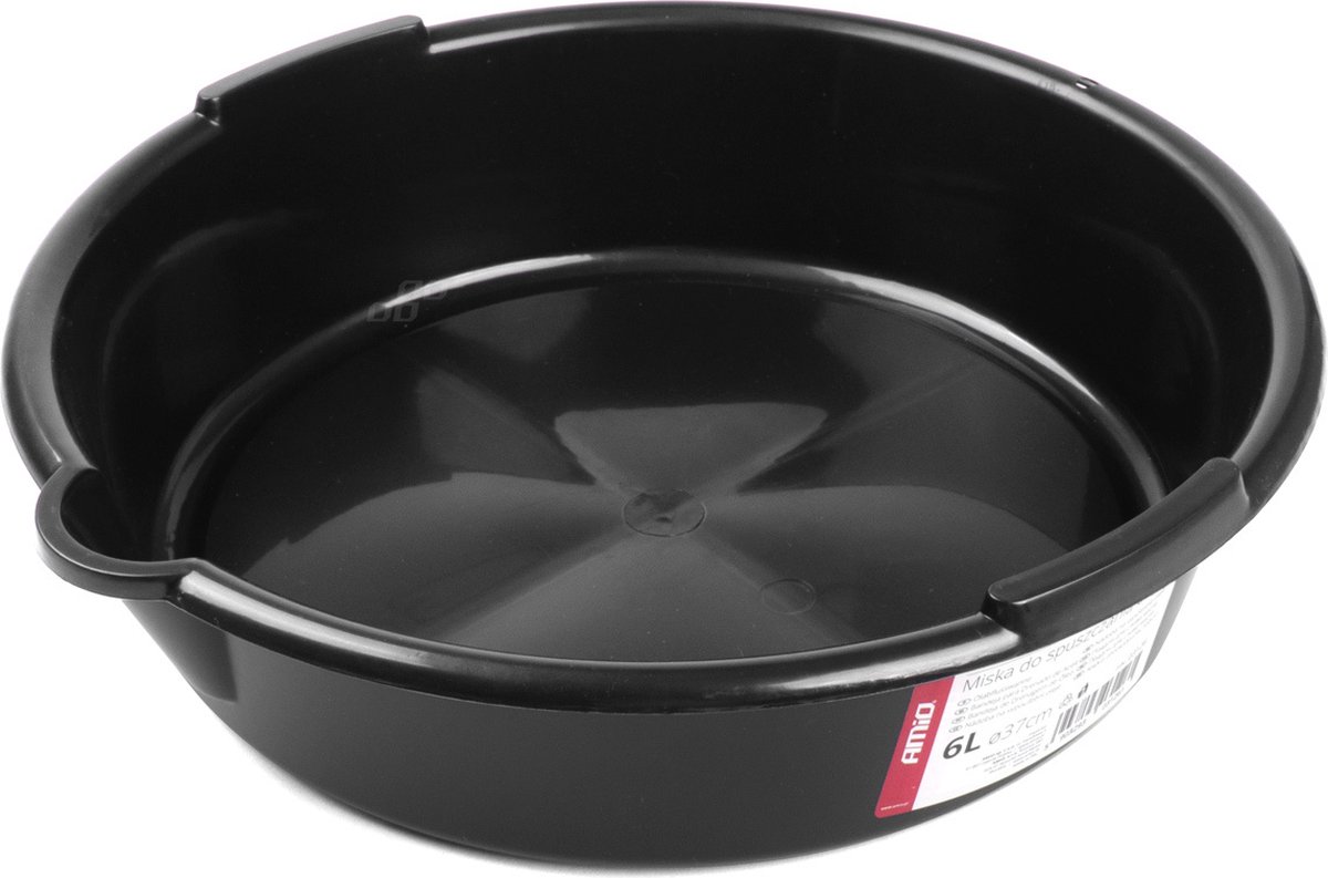 AMiO Olieopvangbak 6L 37cm Draagbare Olie Afvoer Pan voor Auto's en Motoren
