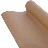 Bruine kraft pakpapier cadeaupapier inpakpapier - 10 meter x 100 cm - 2 rollen