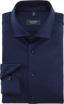 OLYMP - Chemise Signature Jersey Marine - Homme - Taille 43 - Coupe moderne