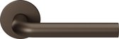 Deurkruk op rozet - Brons Kleur - RVS - GPF bouwbeslag - GPF100VRA1 Dark blend L-model 19mm 53x6mm