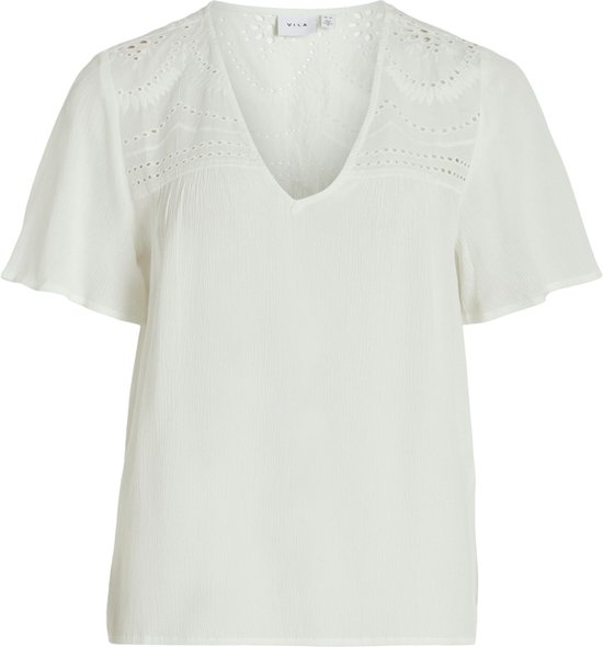 Vila T-shirt Vimesa Lace S/s Top - Noos 14092019 Dames