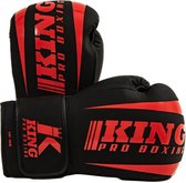 King Pro Boxing KPB/REVO 8 Bokshandschoenen Zwart Rood 16 OZ