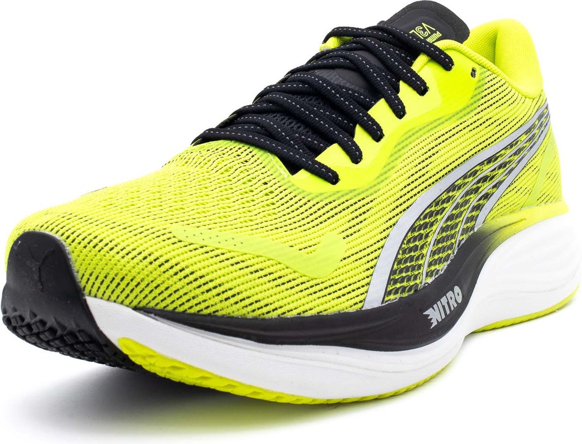 Puma Velocity Nitro 3 Psychedelische Rush Hardloopschoenen Sportwear Volwassen Geel