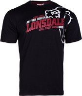 Lonsdale T-shirt Walkley Zwart - Maat: 3XL