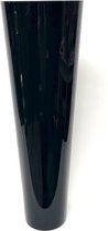 Vase Design Conic - Fidrio BLACK - vase à fleurs en verre soufflé bouche - diamètre 22,5 cm hauteur 70 cm