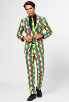 OppoSuits Harleking - Mannen Kostuum - Gekleurd - Carnaval - Maat 50