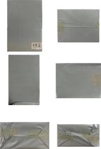 Tafelkleed, transparant, waterafstotend, 150 x 150 cm, tafelbescherming met witte punt, pvc-tafelkleedbescherming, tafelafdekking