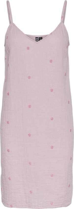 Pieces Jurk Pcmaya Strap Short Dress 17145773 Dawn Pink/begonia Pink Dames Maat - XL