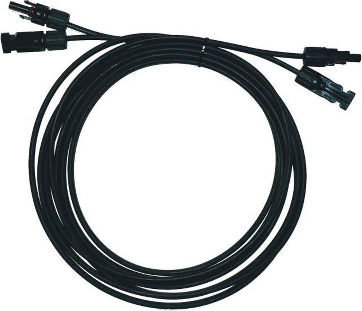 Voltero - MC4-MC4 kabel - 5 meter lang - Zonnepaneel - 5m - ÖLFLEX Solar XLS-R Twin 2x 4mm