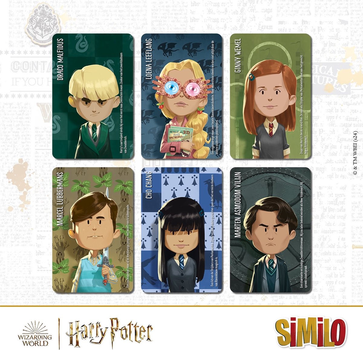 999 Games - Similo: Harry Potter - Kaartspel - Coöperatief kaartspel - Klein cadeautje — afbeelding 2